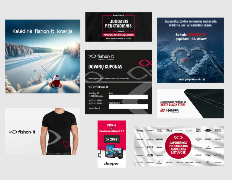 Fishon social media banners