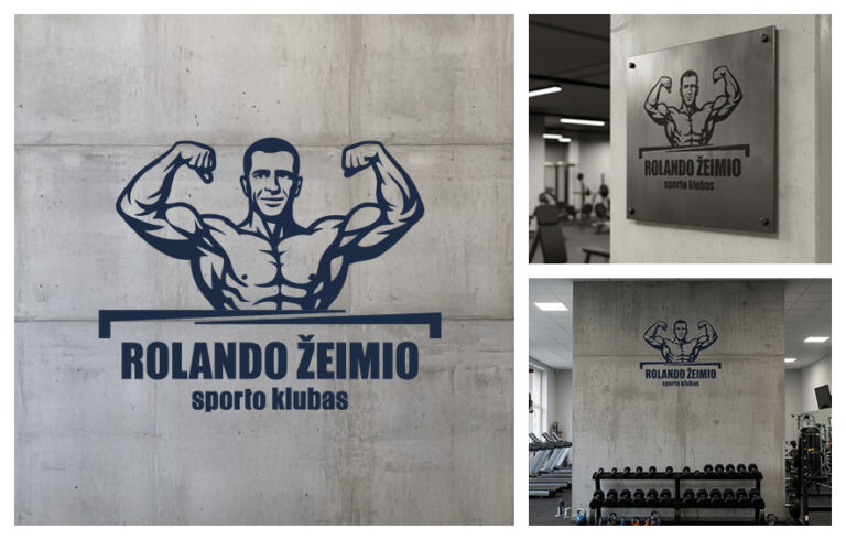 Rolando Ziemio Sporto Klubas logo identity