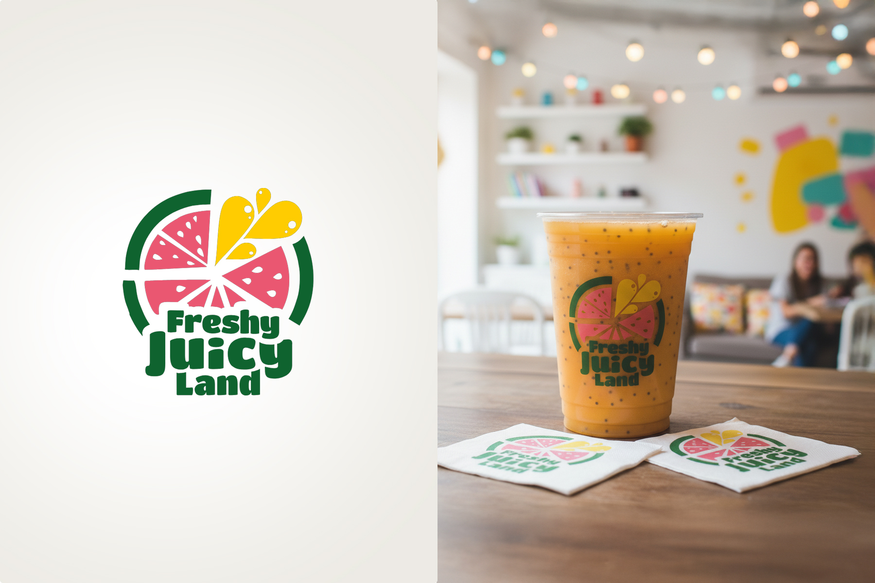 Logo Freshy Juicy Land