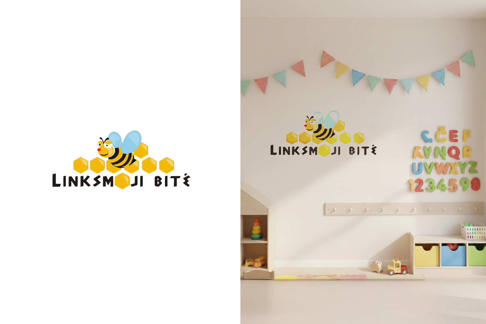 logo Linksmoji Bitė