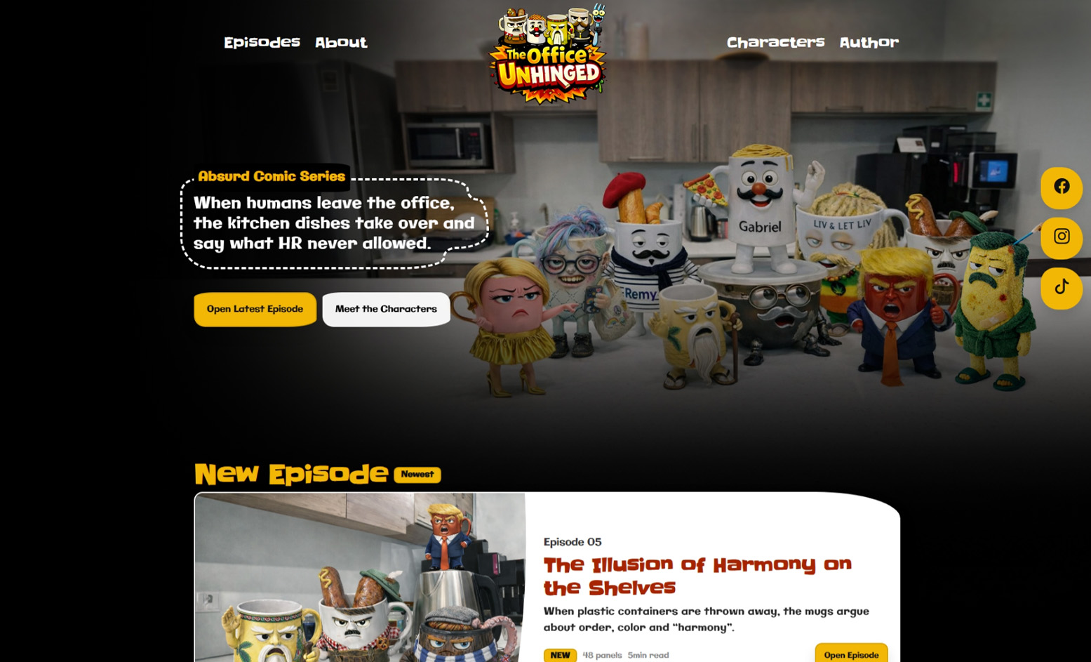 Office Unhinged website